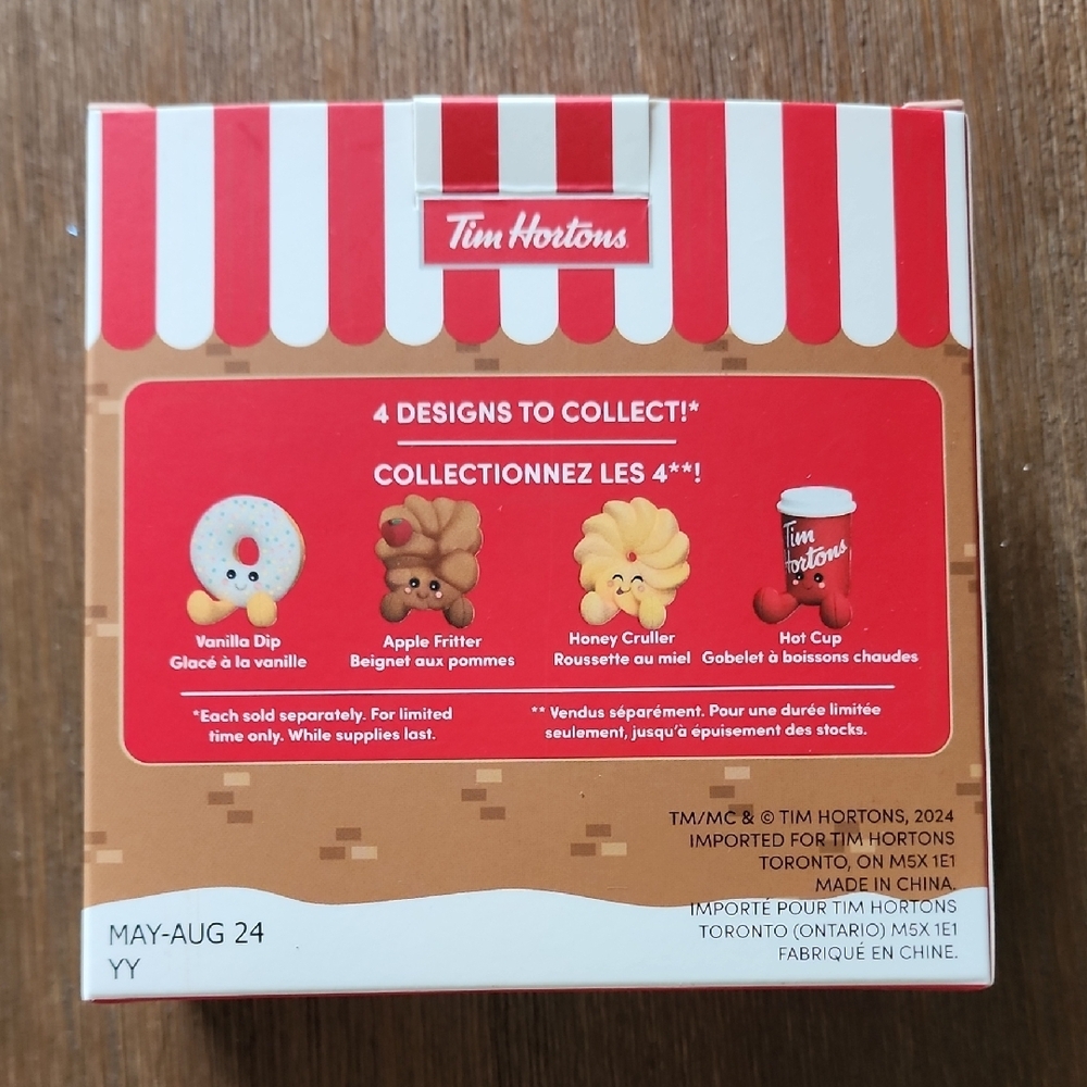 NWT Tim Hortons Honey Cruller Plush Toy - Picture 3 of 5